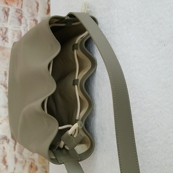 ❣HP❣ New AESTHER EKME Maxi Marin Ruched Leather Shoulder Bag - Picture 8 of 12